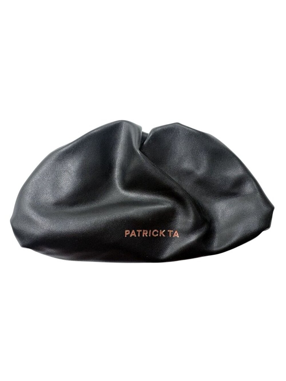 Patrick Ta Limited Edition Vegan Leather Cloud Clutch in Black